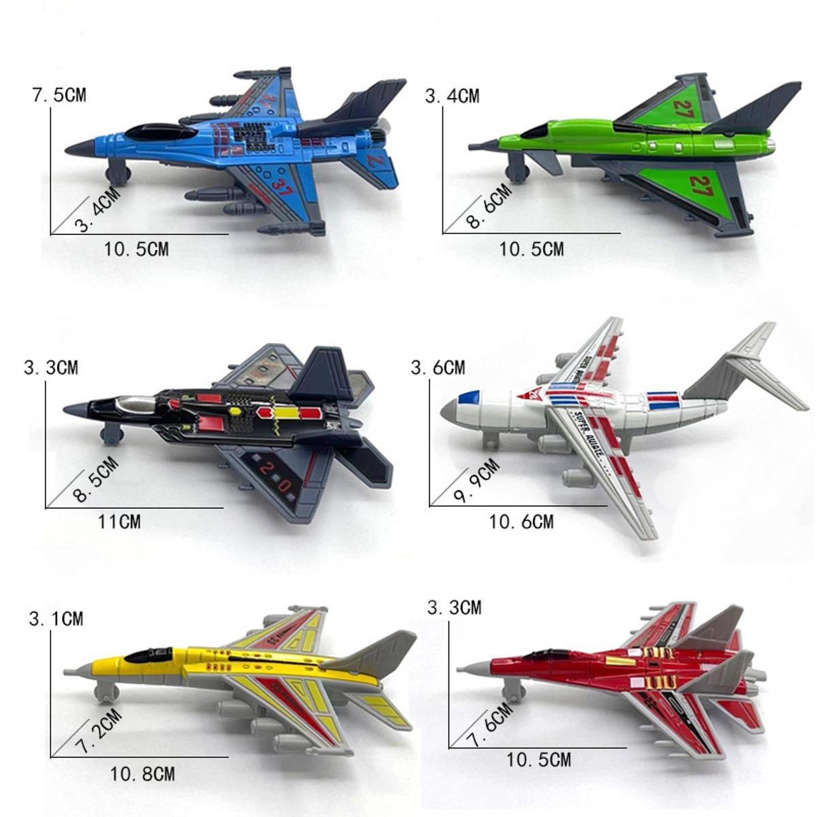 6Pcs Alloy Metal Aircraft Models Models Airplane for Collections Kids Adults