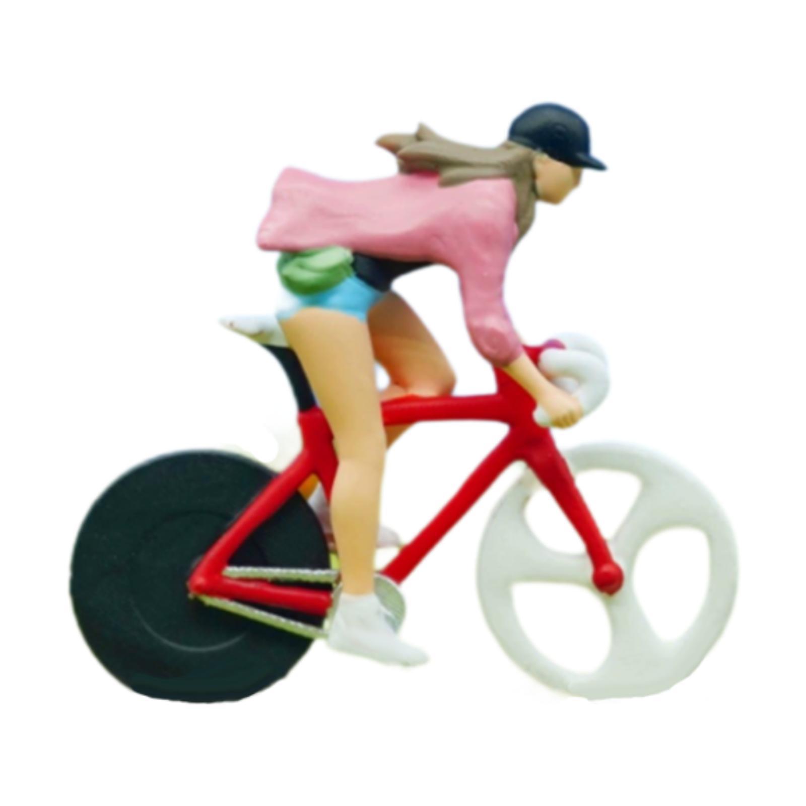 Cyclist Resin Figure Woman