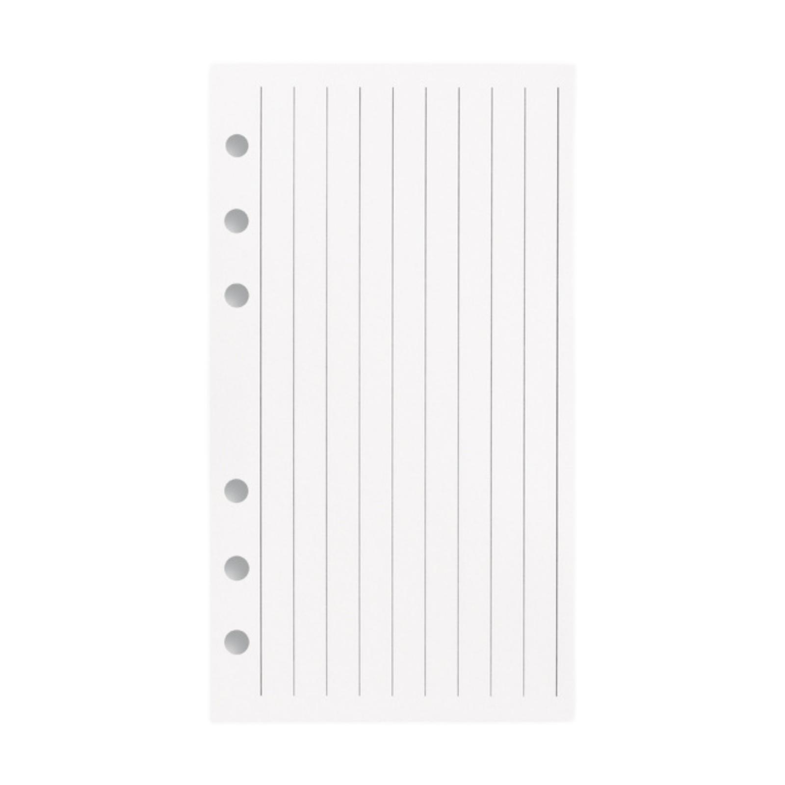 A6 Refill Paper Vertical Line