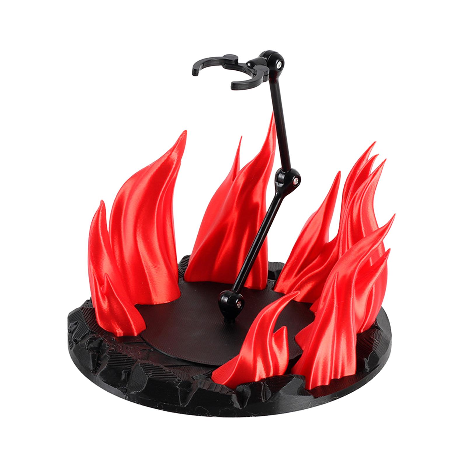 Fire Effect Display Stand Red