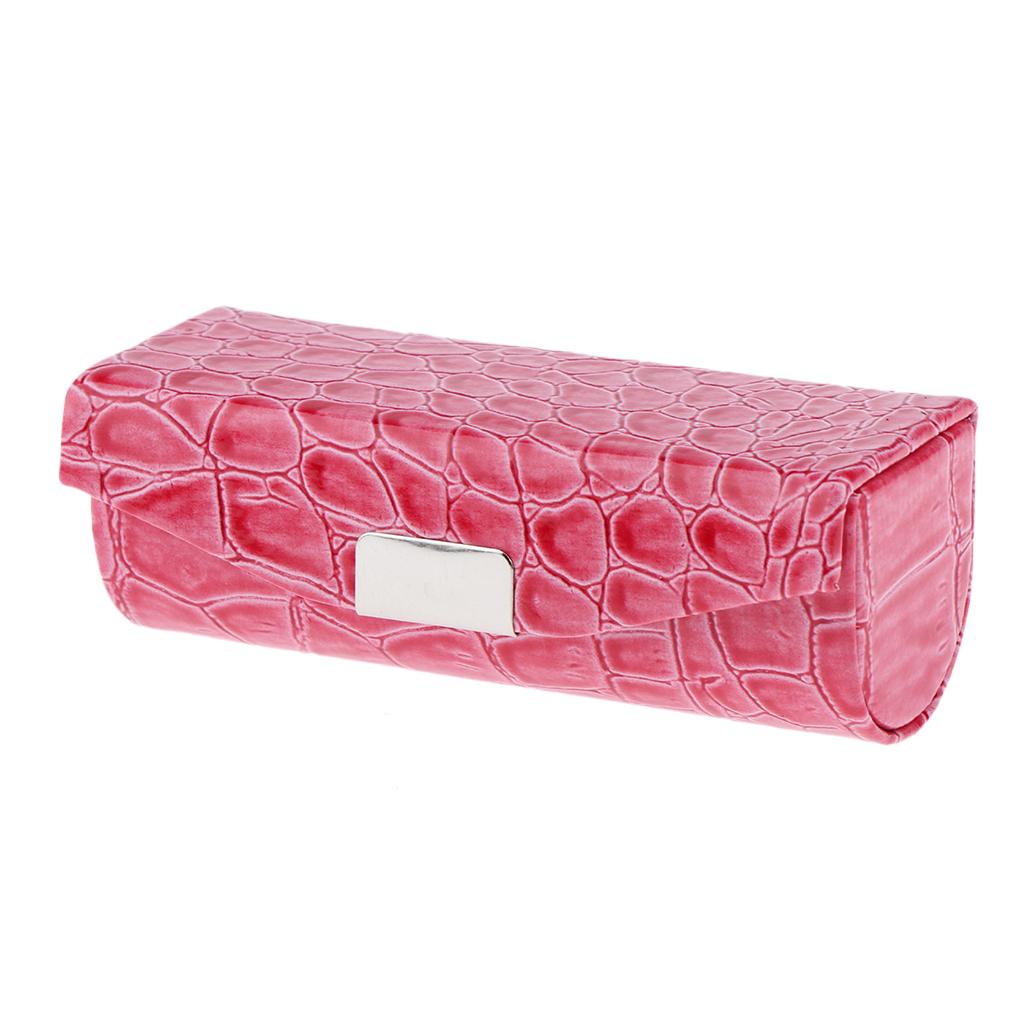 Leather Lipstick Case With Mirror