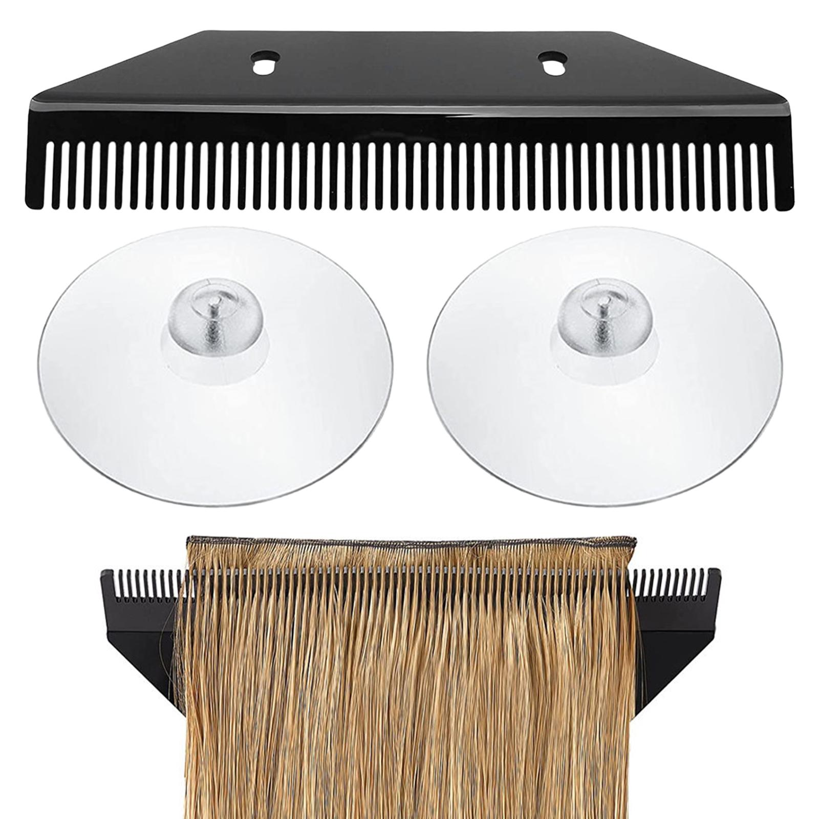 Multi-Function Hair Extension Holder Hair Organizer Durable for Hairdressers Black