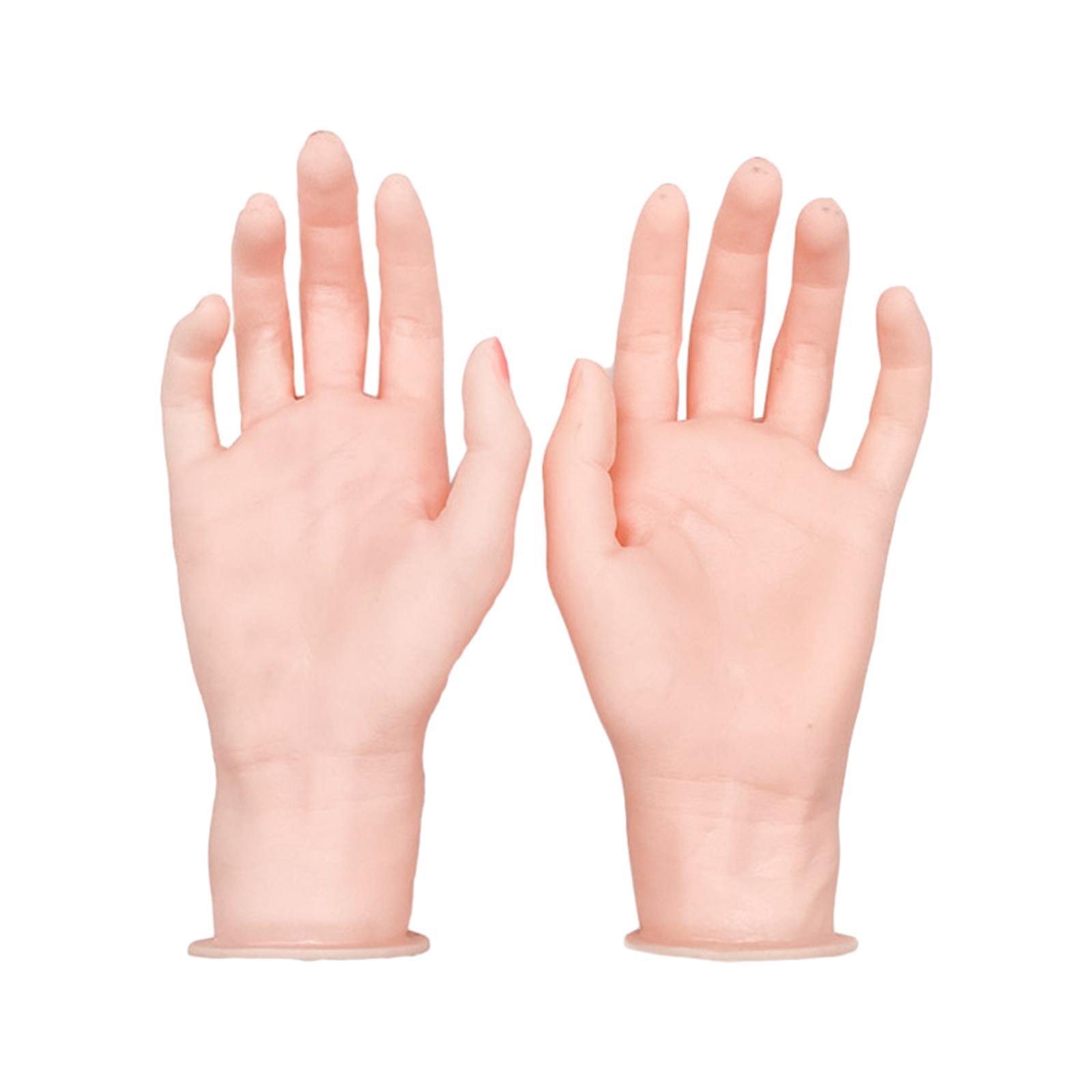 Silicone Mannequin Hand Model Bangle Silicone Practice Hand Photograph Props