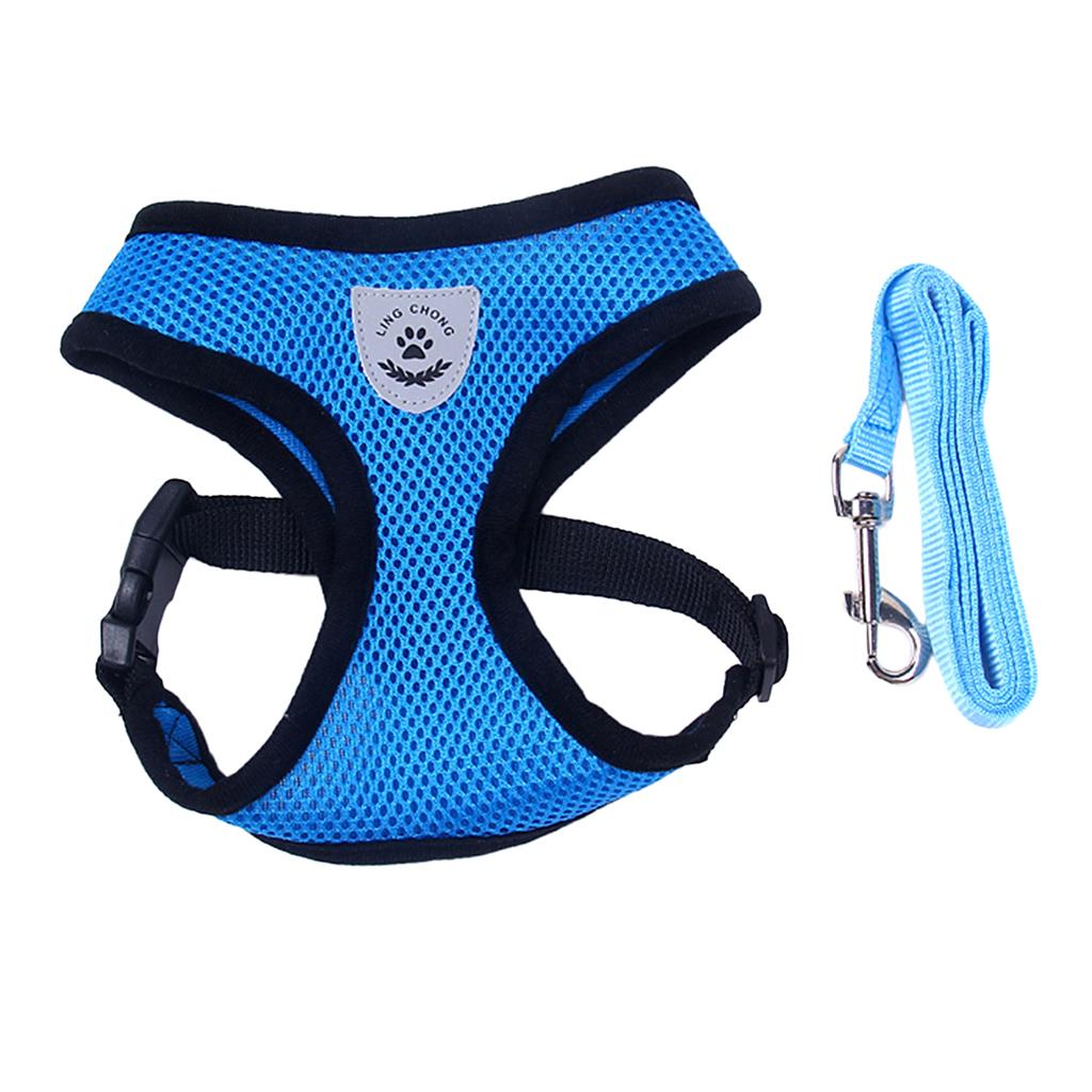Breathable Dog Harness Set Pet Vest Leash with Handle Dog Supplies