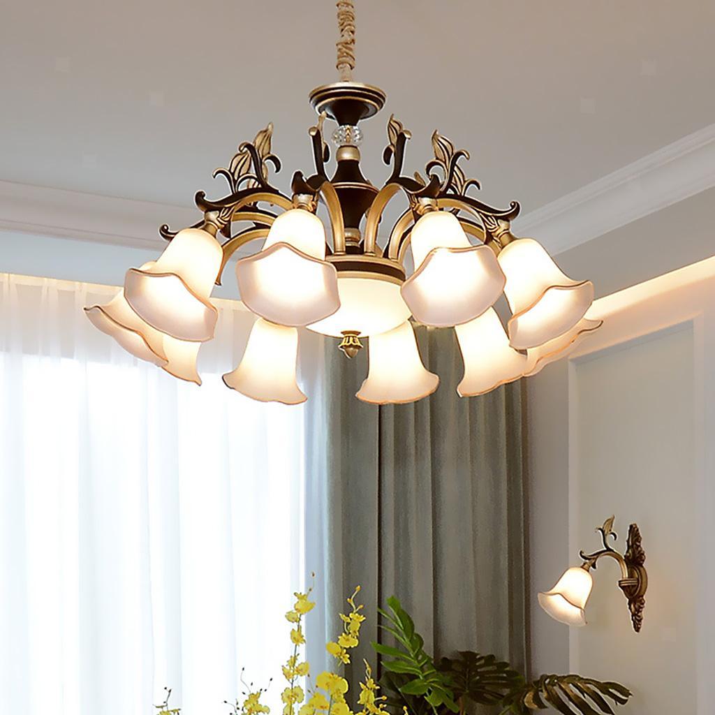 Replacement Ceiling Fan Chandelier Wall Light Frosted And Clear Glass ...
