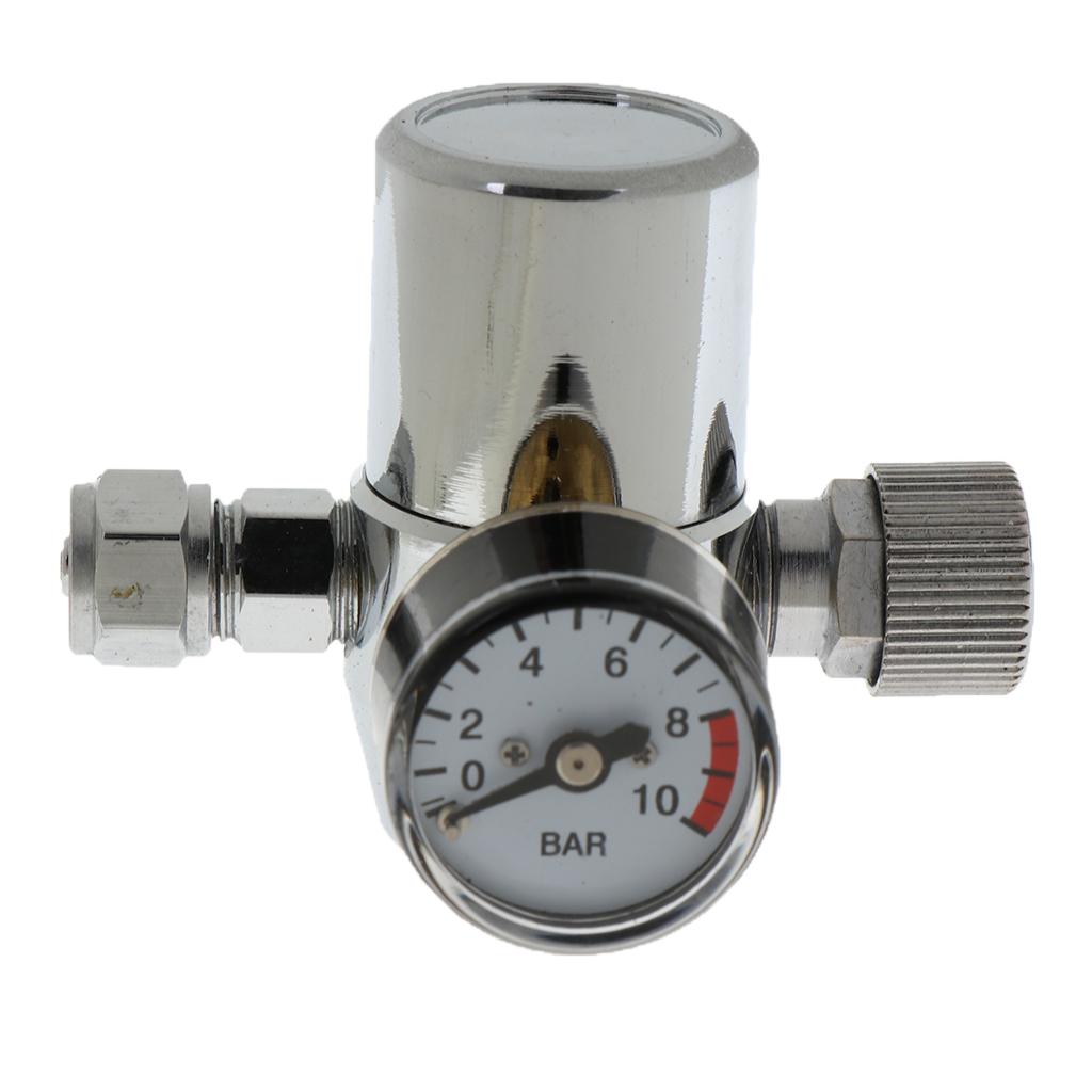 Aquarium Carbon Dioxide CO2 O2 Pressure Relief Valve Gauge A12-2