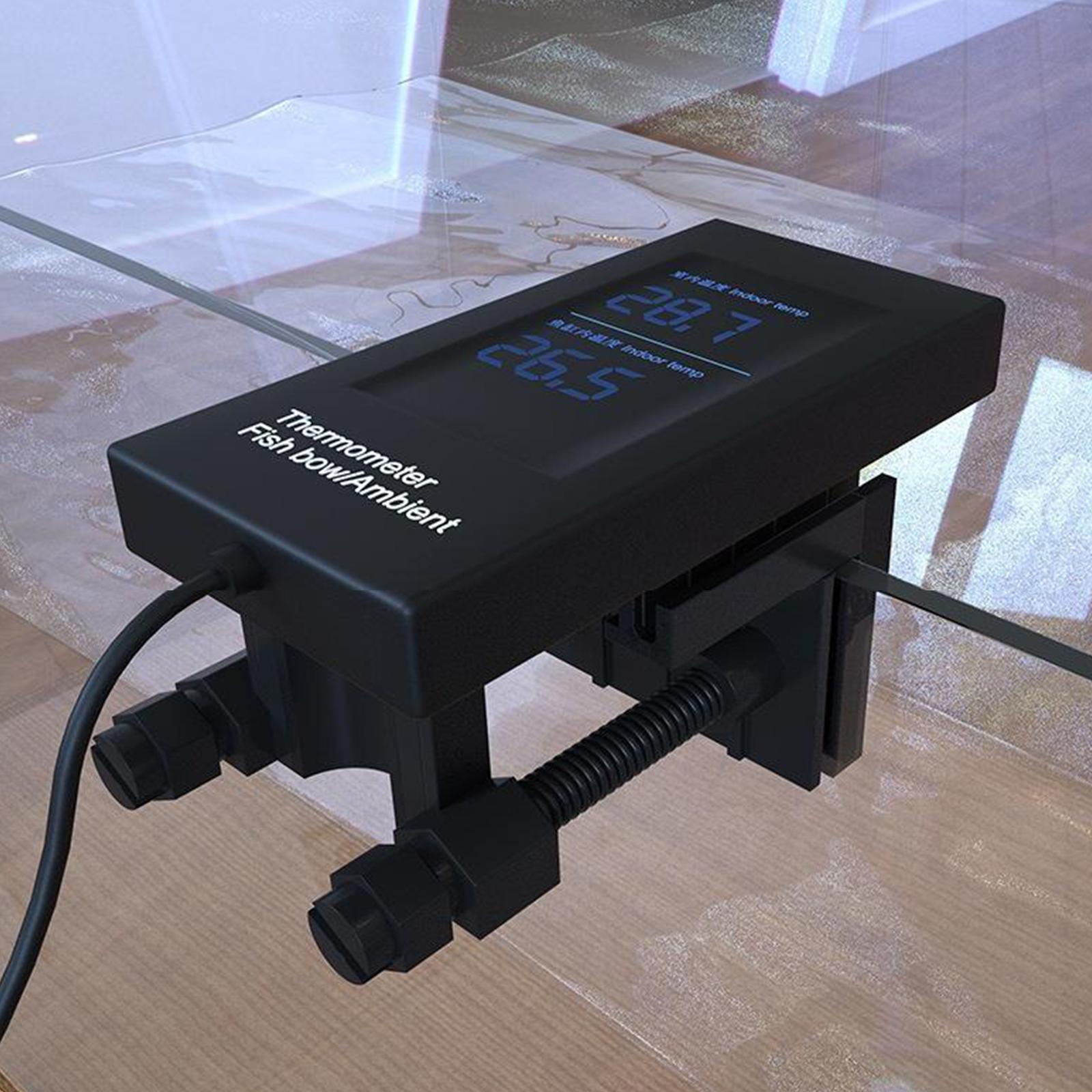 Aquarium Tank Water Pipe Clamp Fixing Clip Mount Fixed Holder Hanger Black