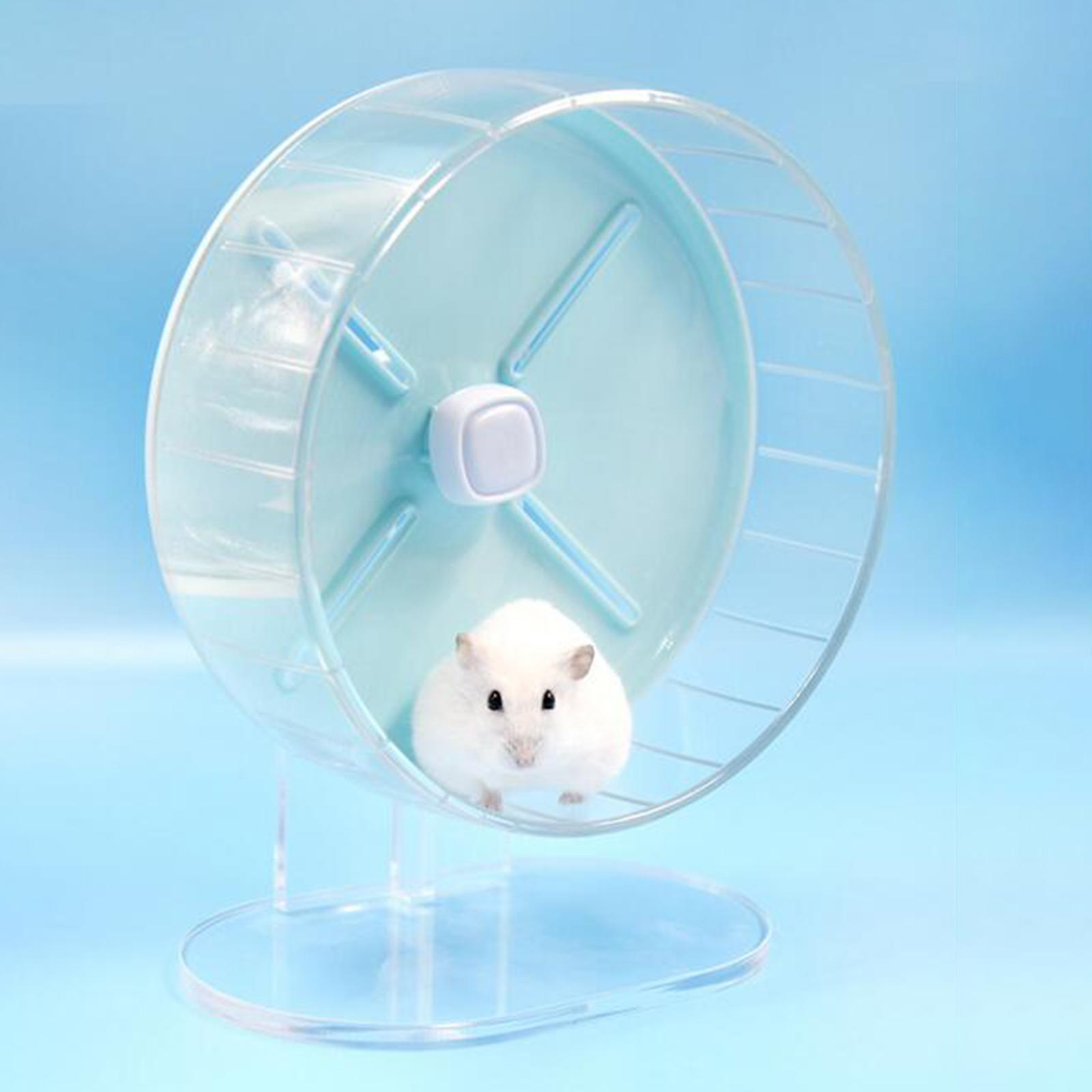 Hamster Exercise Wheel Quiet Roller for Small Animals Supplies Blue