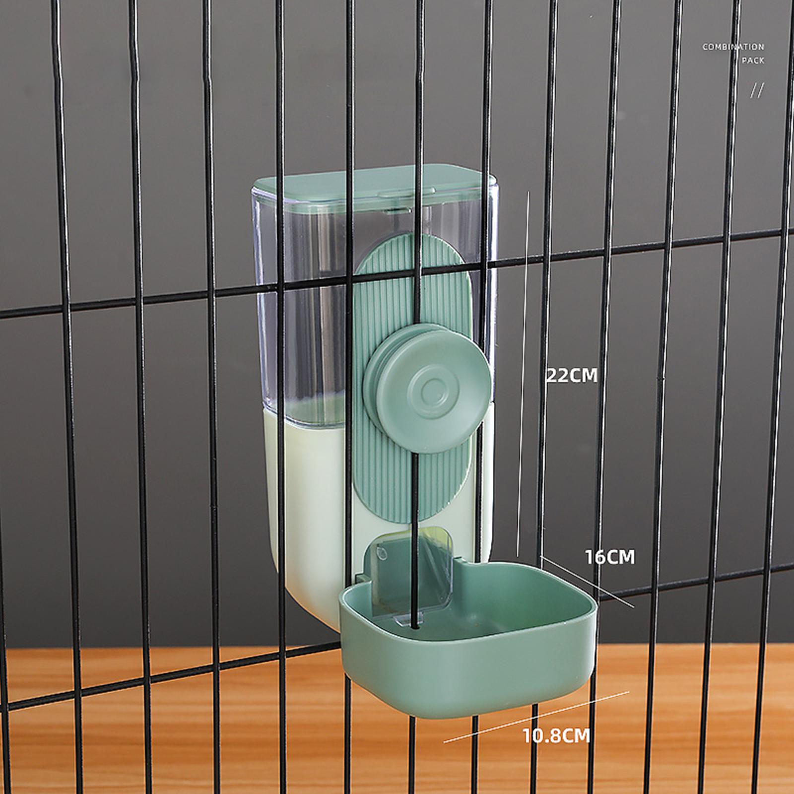 Pets Hanging Bowl Food Dispenser Cat Dog 870ml Rabbits Cage Automatic Feeder