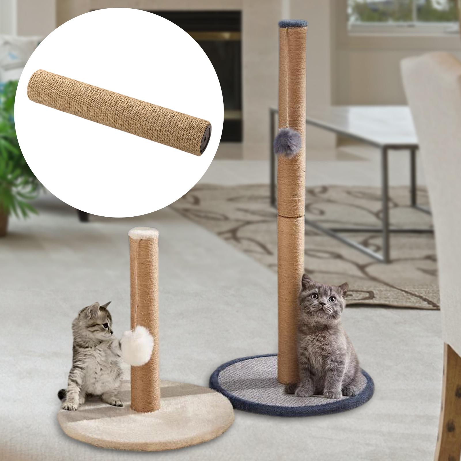 Cat Scratching Post Replacement Durable Grinding Claw Vertical Cat Scratcher Jute 50cmx7cm