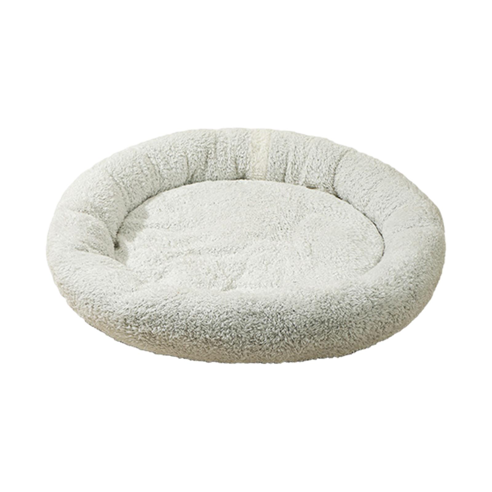 Plush Round Pet Bed