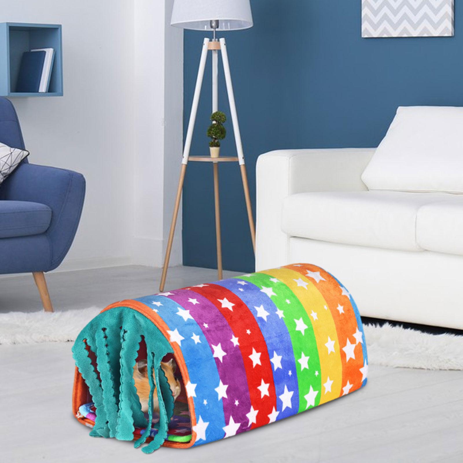 Guinea Pig Hideout Warm Small Animal Tunnel for Hedgehogs Hamster Chinchilla
