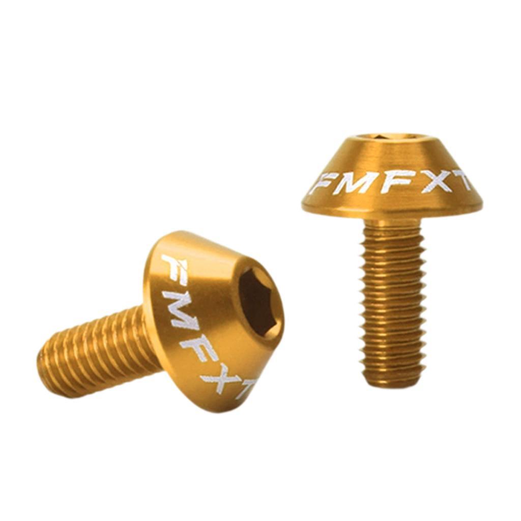 M5 x 12mm Water Bottle Cage Bolts Screws CNC Anodized Aluminum Alloy
