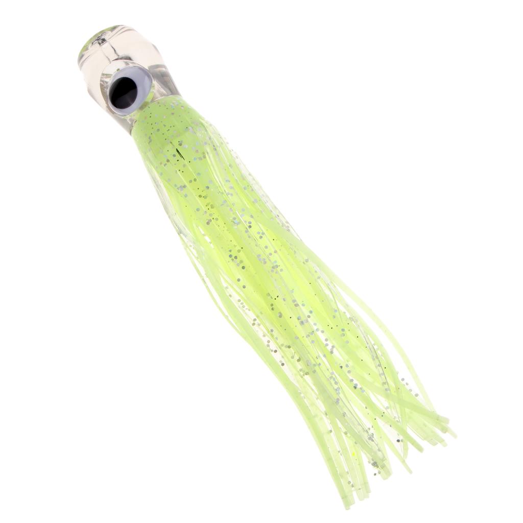 5x Saltwater Fishing Octopus Squid Skirt Lure Marlin Tuna Trolling Lure Set