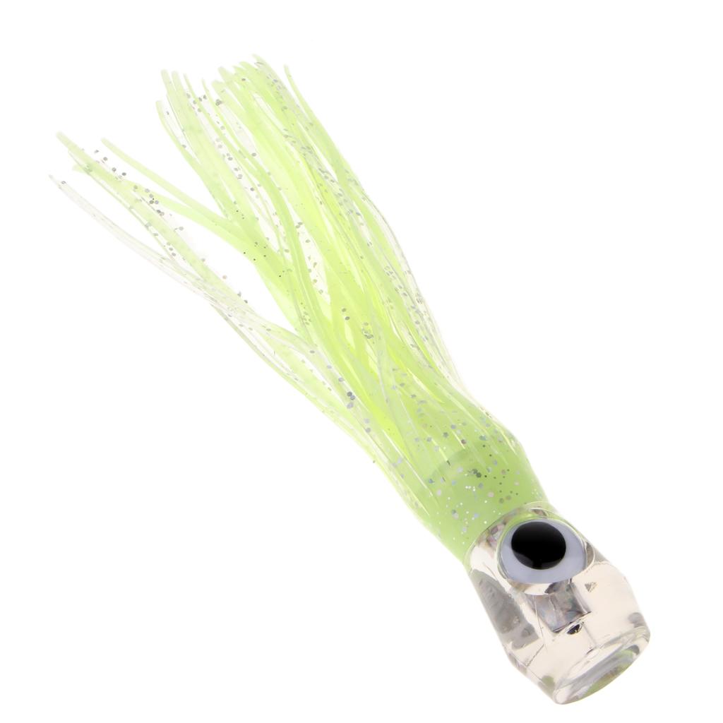 6pcs Saltwater Fishing Octopus Squid Skirt Lure Marlin Tuna Trolling Lure