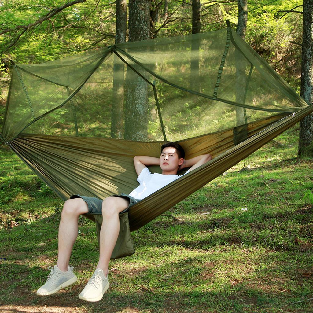 Portable Travel Camping Parachute Hammock Hanging Swing ...
