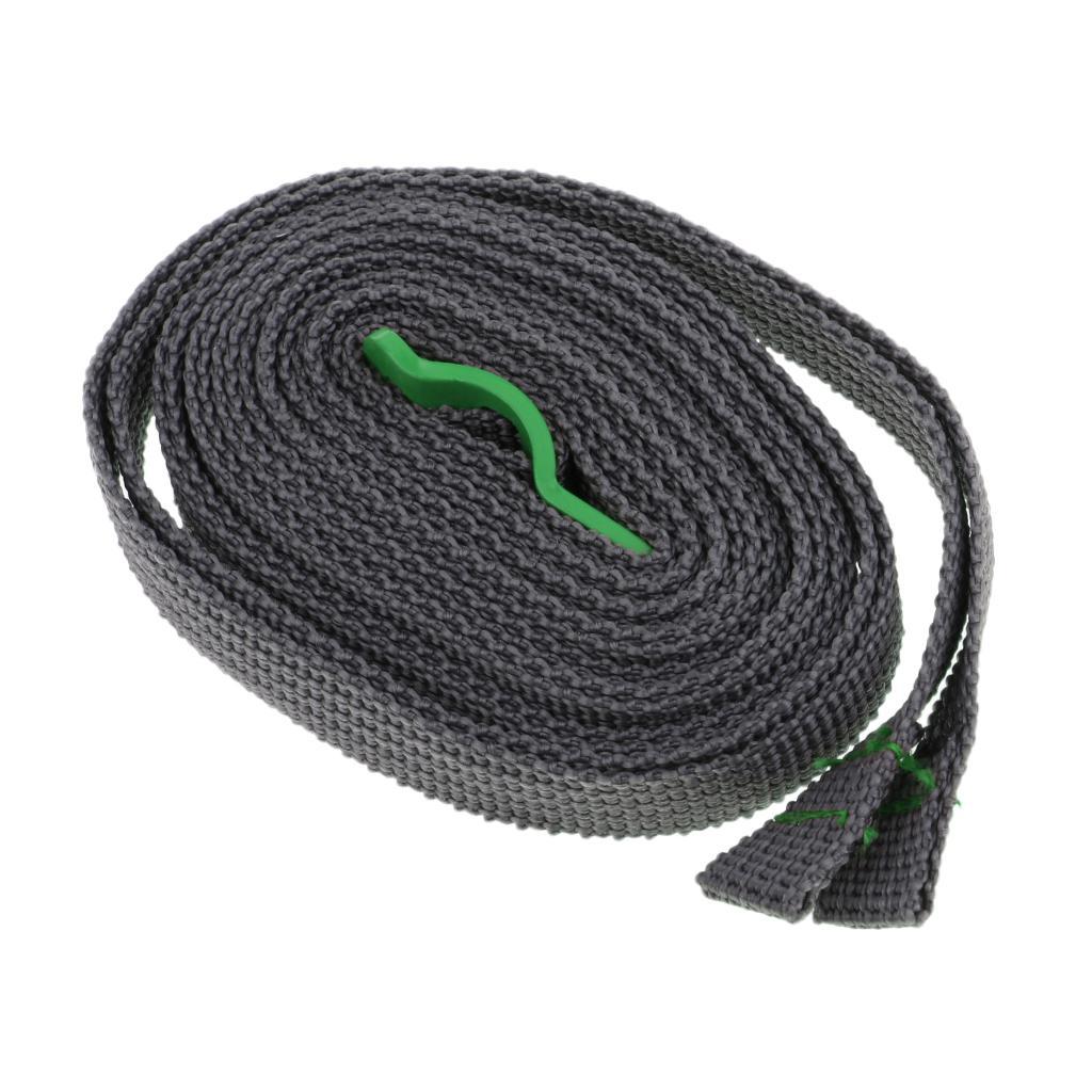 2m Travel Luggage Webbing Strap Camping Hiking Packing Bundle Belt Green