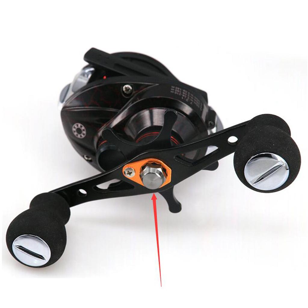 Crank Nut and Screw and Lock Plate for Fishing Reel Handle Left Right