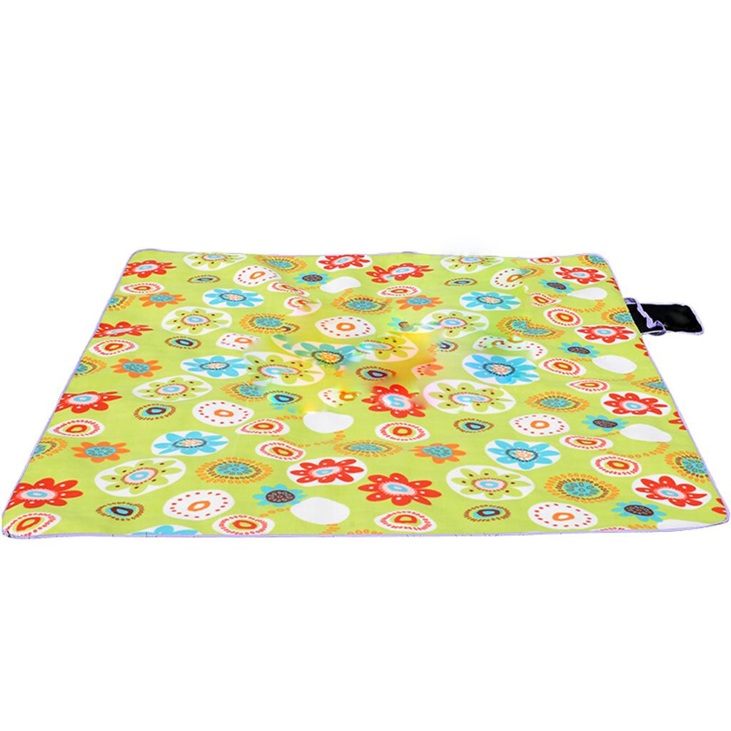 Picnic Blanket Beach Mat Waterproof Foldable 200x200cm Sunflower