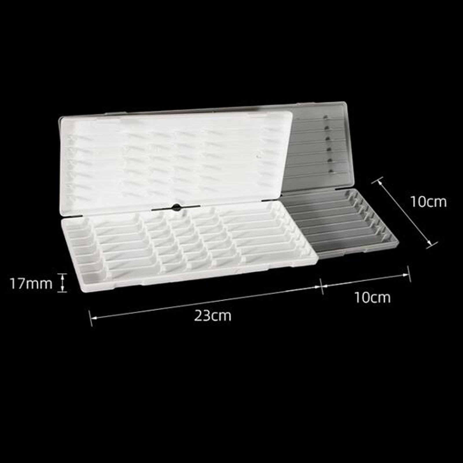 Double Sided Fishing Tackle Box Hooklength Box Fishing Accessories White