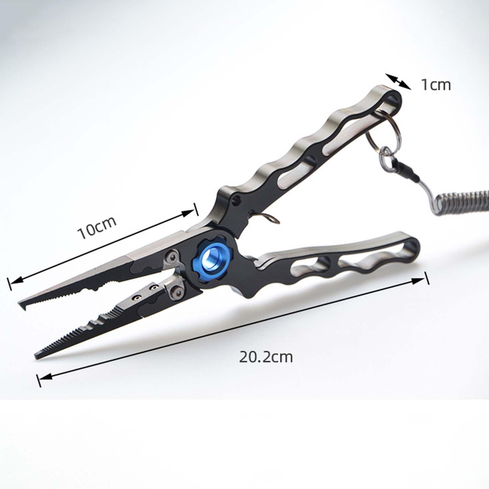 Aluminum Alloy Fishing Pliers Hook Removers Cutters Fishing Equipment