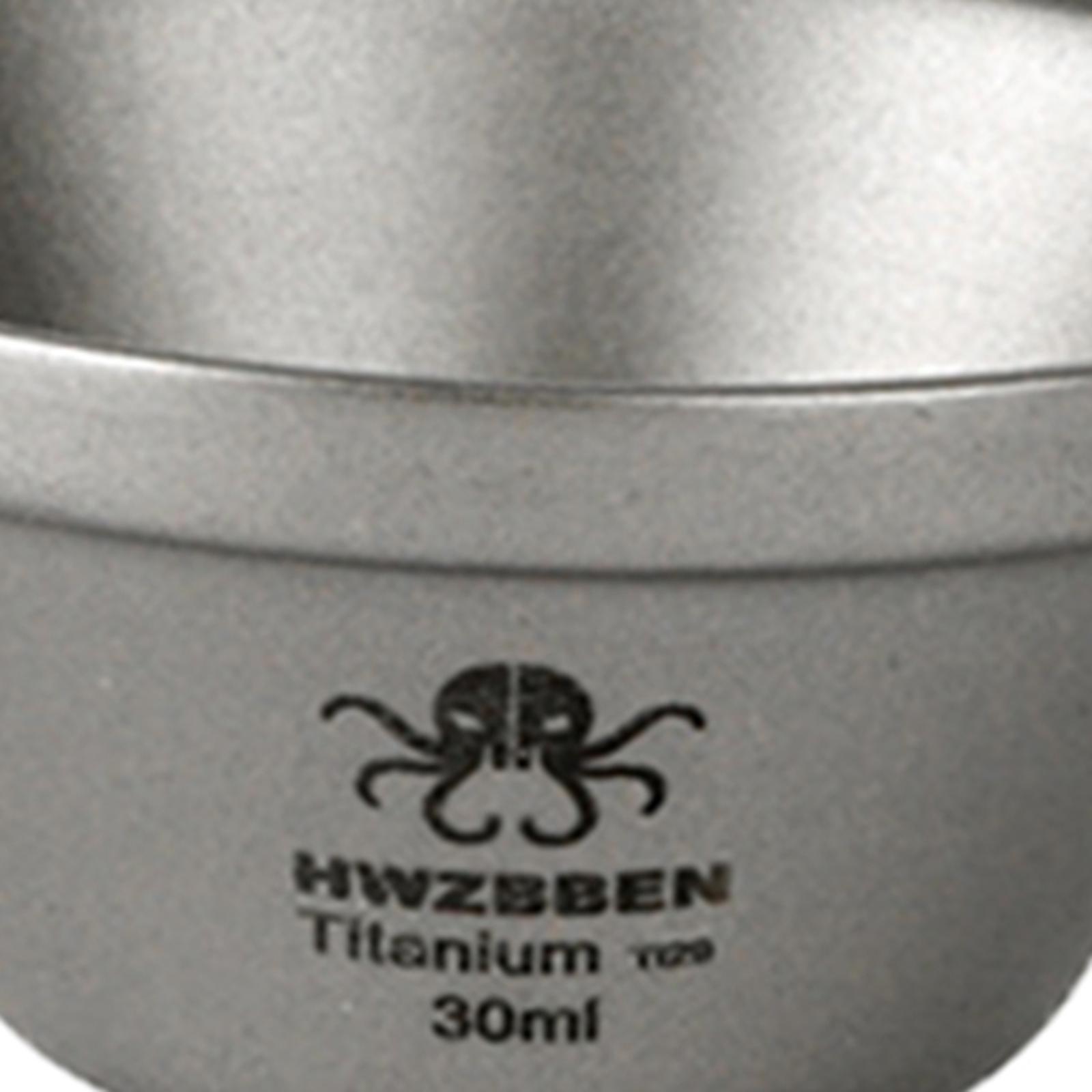 Liquor Cup Camping Beer Cup Picnic Barbecue Titanium Travel Hiking  30ml