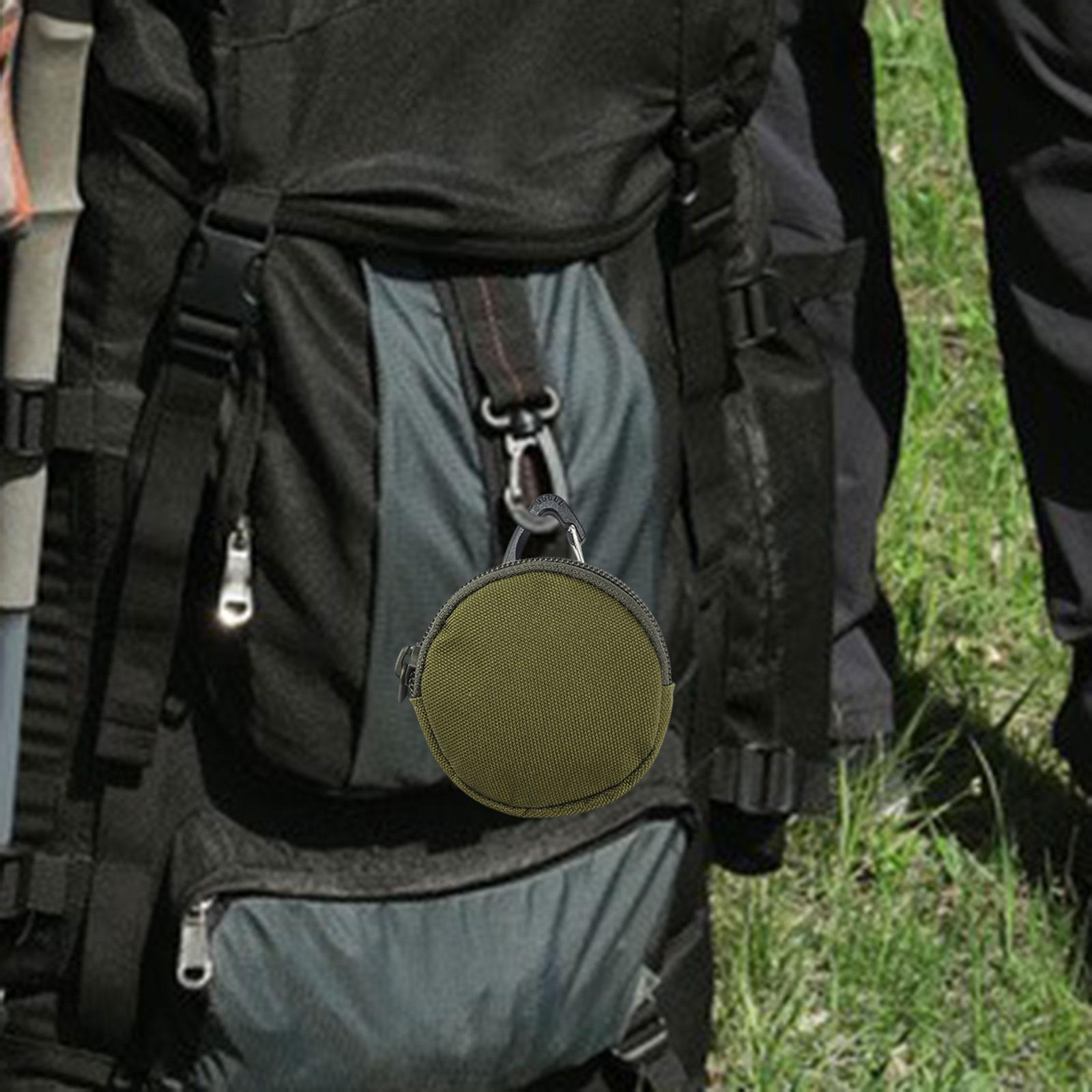 Earphone Carrying Case Protective Cable Organizer Bag Headphone Case Travel Green