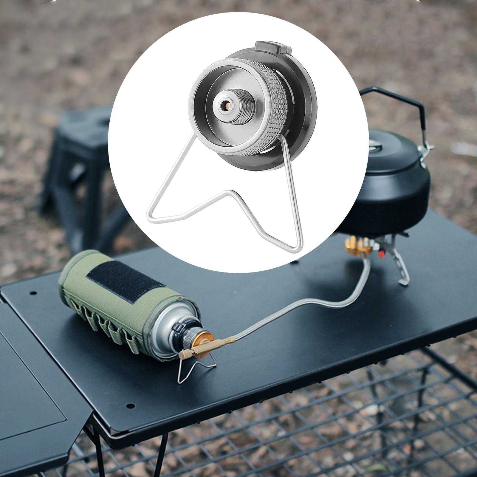 Metal Strap Bracket Long Gas Tank Adapter Camping Supplies Gas Stove Adapter