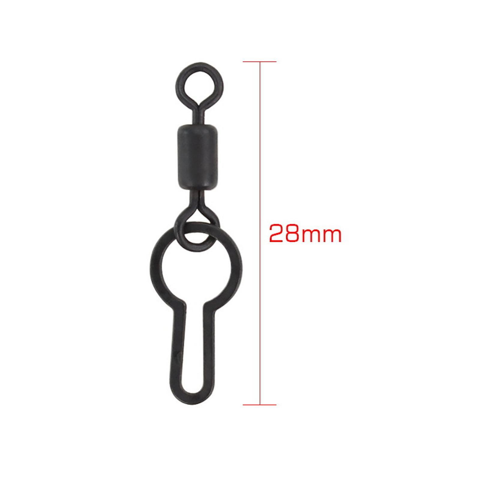 4x10x Fishing Swivels Replacement Strong Fishing Barrel Swivels PVA Bag Swivel