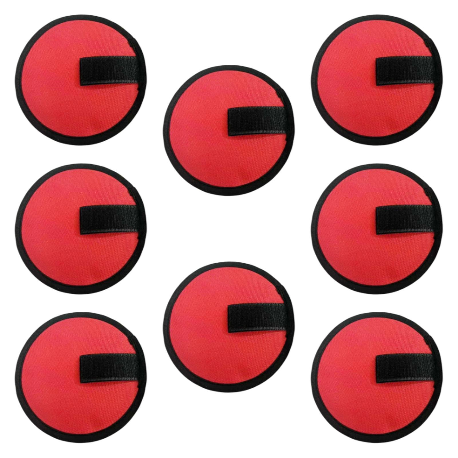 Lure Covers 8 Pieces Red