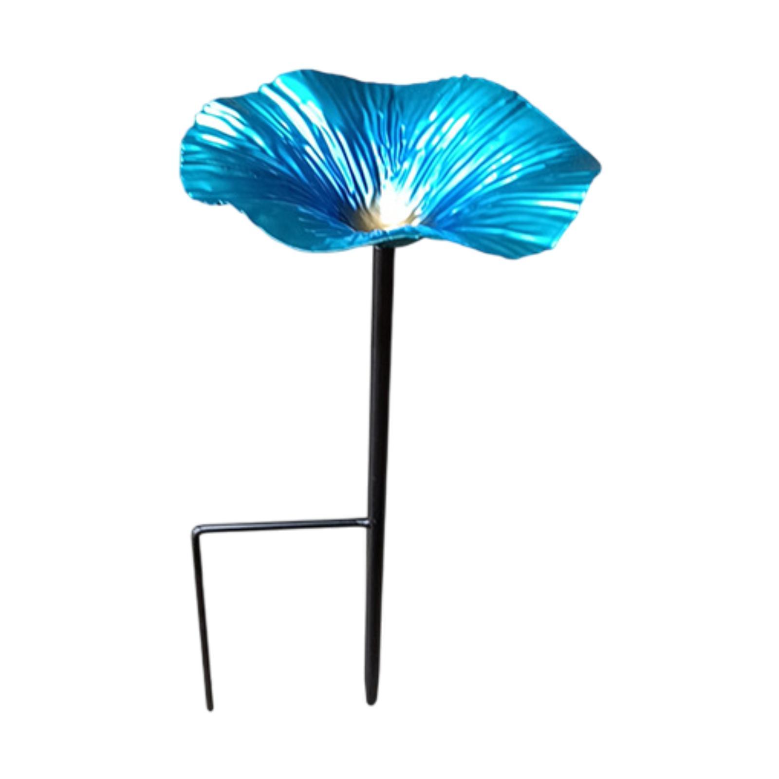 Bird Bath Metal Blue