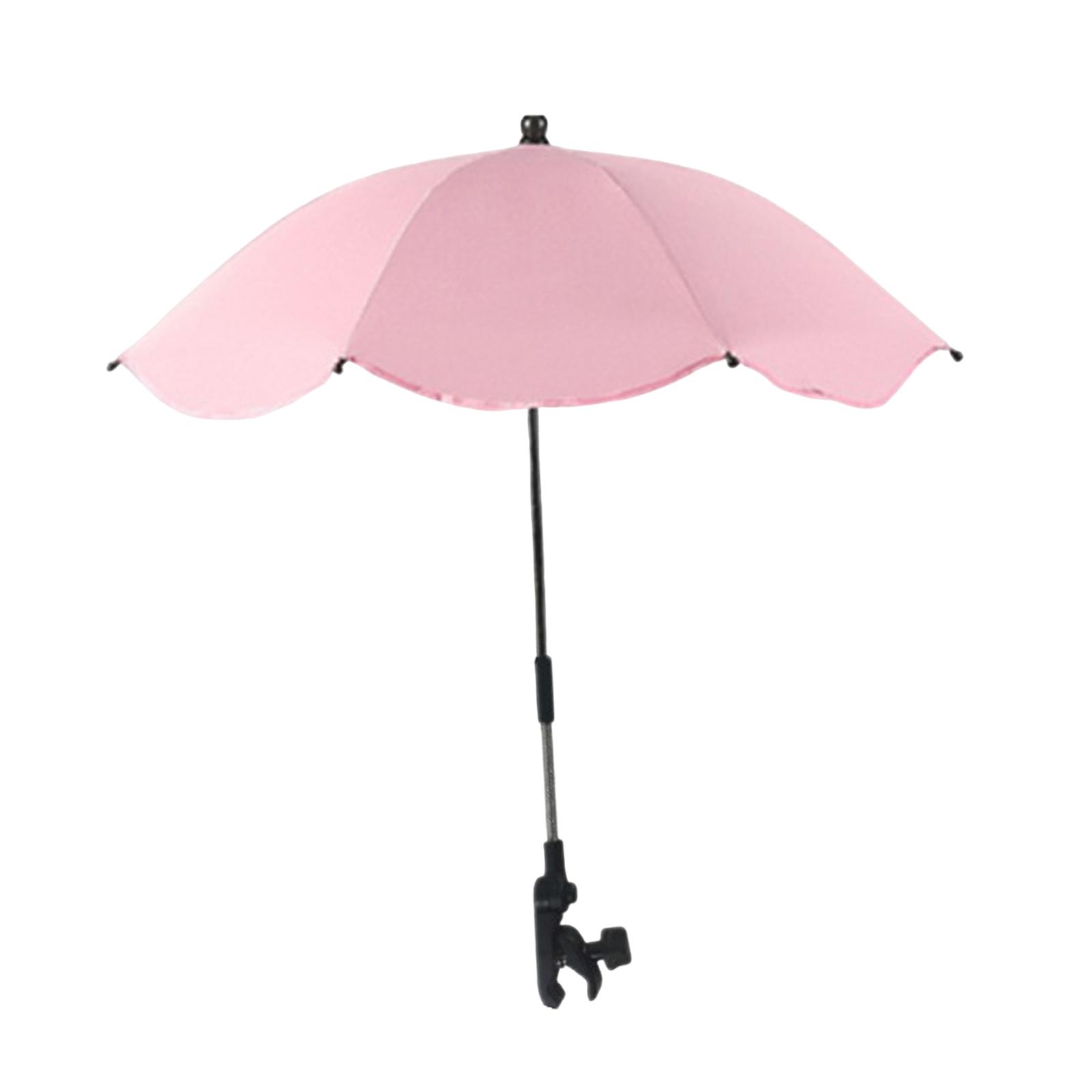 Clip On Umbrella Pink
