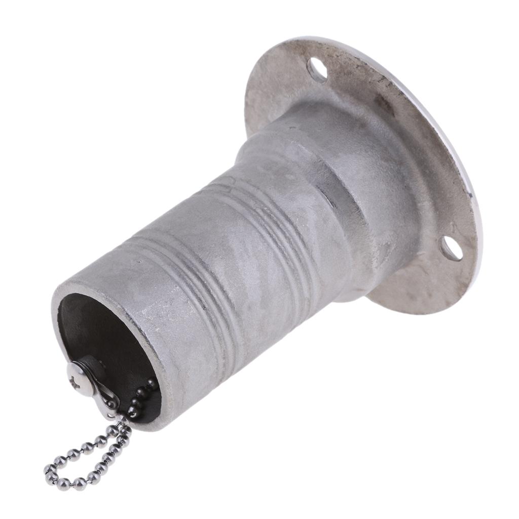 Boat Deck Fill / Filler Keyless Cap 38mm - Waste - 316 Stainless Steel