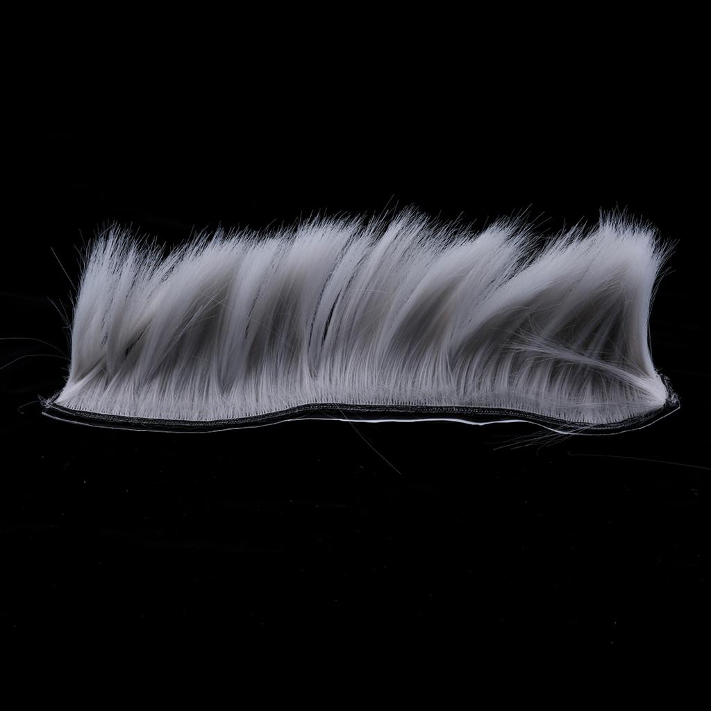 Motorcycle Skinhead Wig Punk Helmet Mohawk Wig Costumes Hairpiece Grey