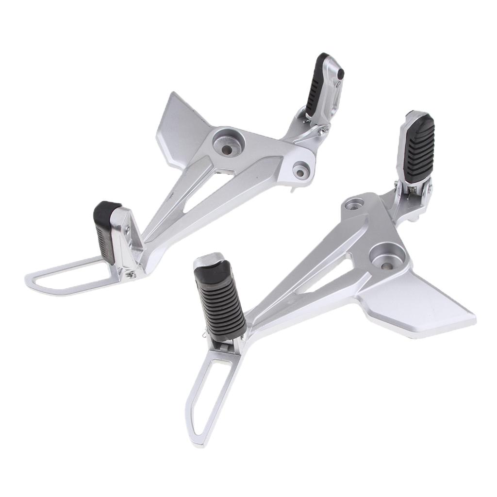 2 Piece Left Right Footrest Footpegs Pedals for Honda Grom MSX125
