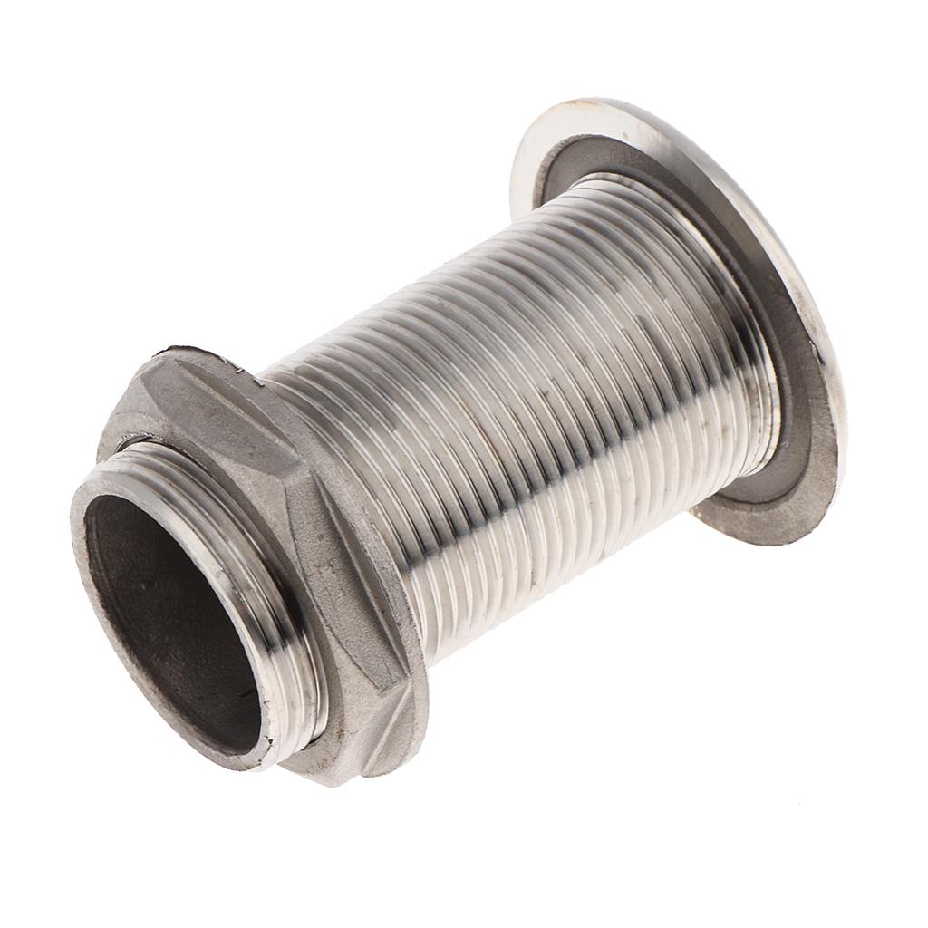 Boat Thru Hull Fitting/Drain 1-1/4 inch Hose Barb - 316 ...