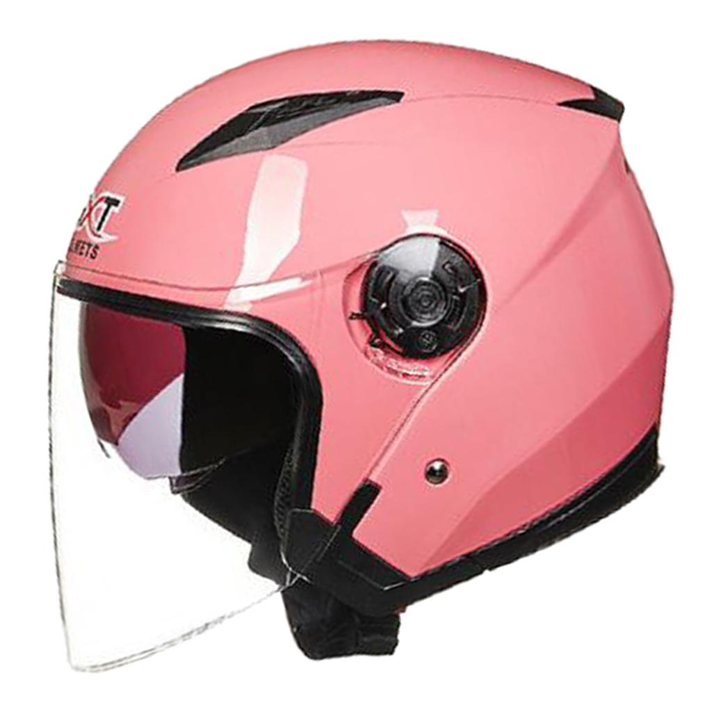 Motorcycle Helmet Half Face Daul Visor Helmet UV Protection Helmet | eBay