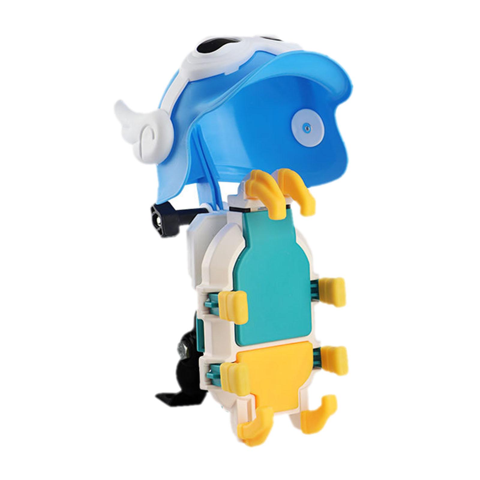 Motorcycle Phone Holder Shockproof Cell Phone Clamp for All Cell Phones Blue