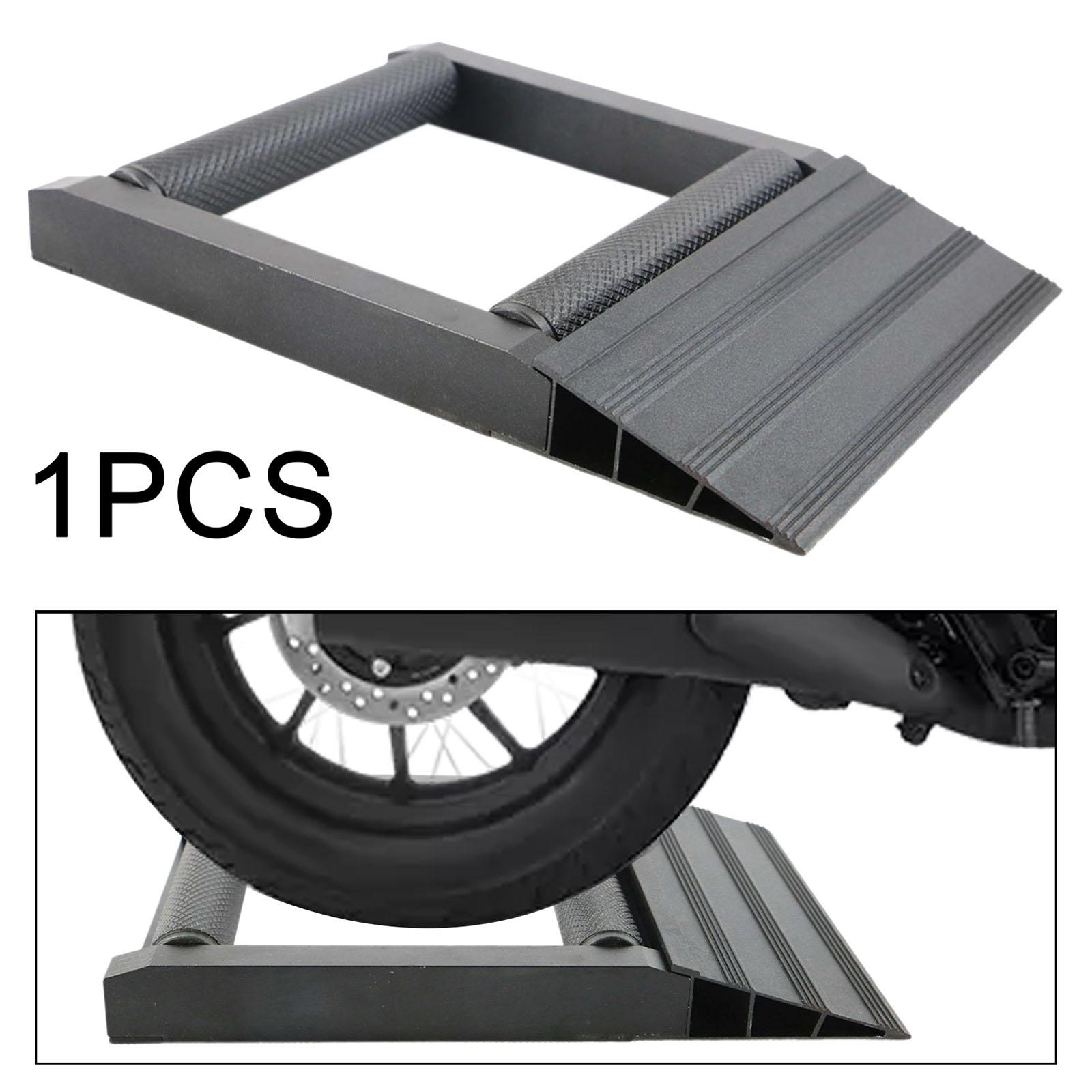 Motorcycle Washing Stand Wheel Chain Clean Lubricate Shelf Rollers Ramp Lift