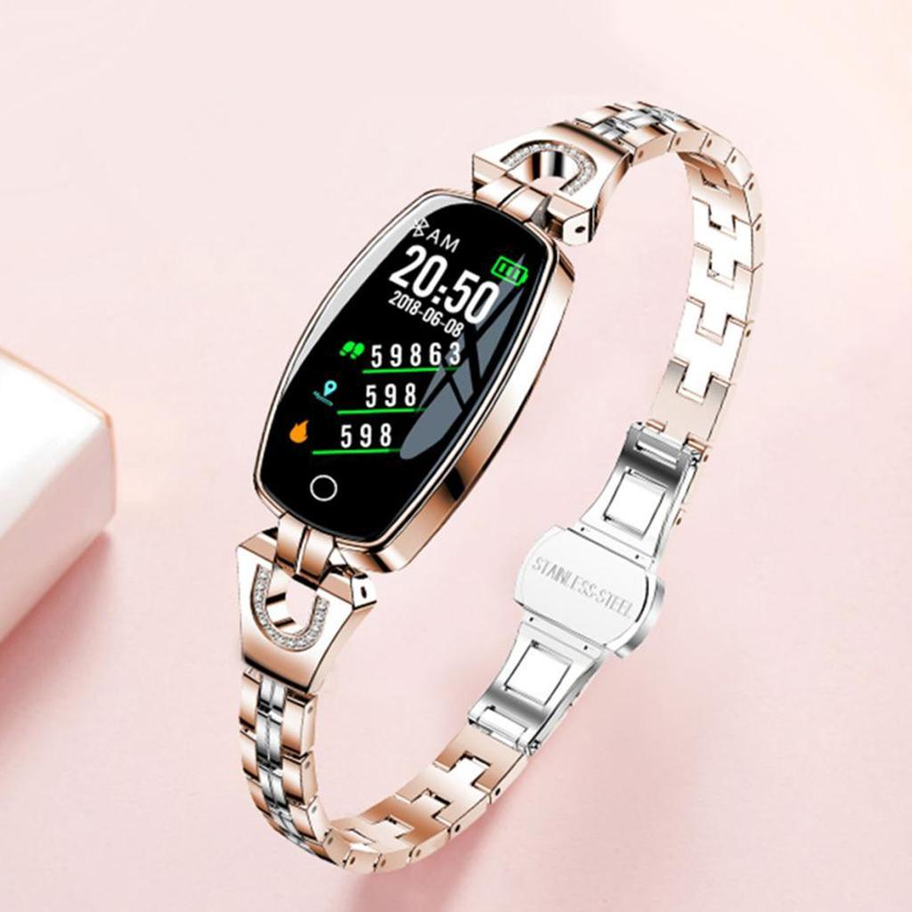 Women Girl Waterproof Bluetooth Smart Watch Phone Mate For Android IOS