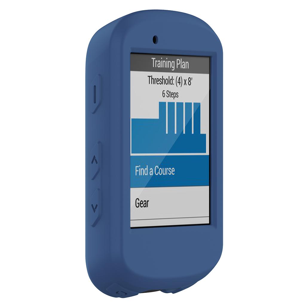 Bicycle Computer Silicone Protective Cover Case for Garmin edeg 530 Blue
