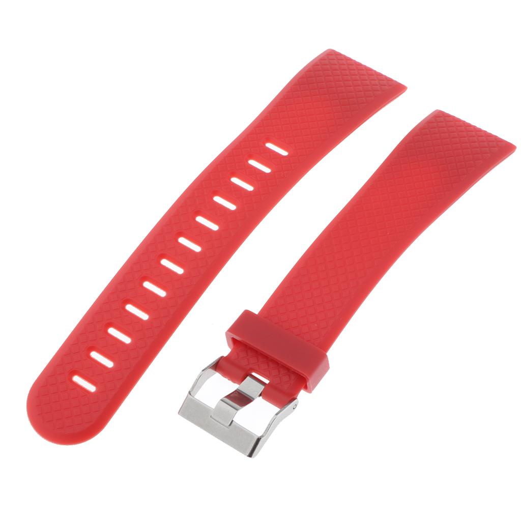 116 Plus Smart Watch Wrist Strap Replacements Band Silicone Watchband Red