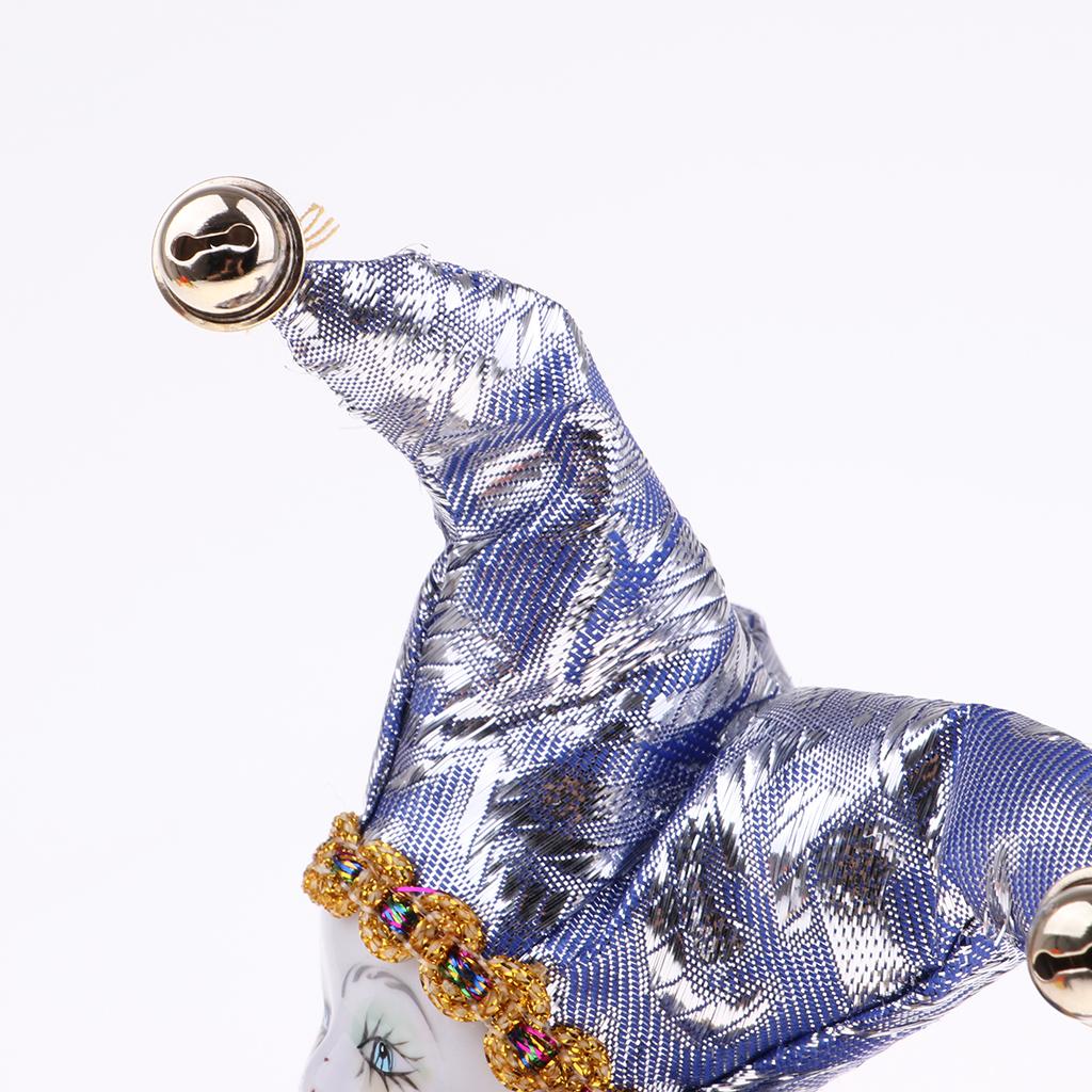 6inch 16cm Pocerlain Triangel Doll Clown Doll Home Desk Display Ornaments #6