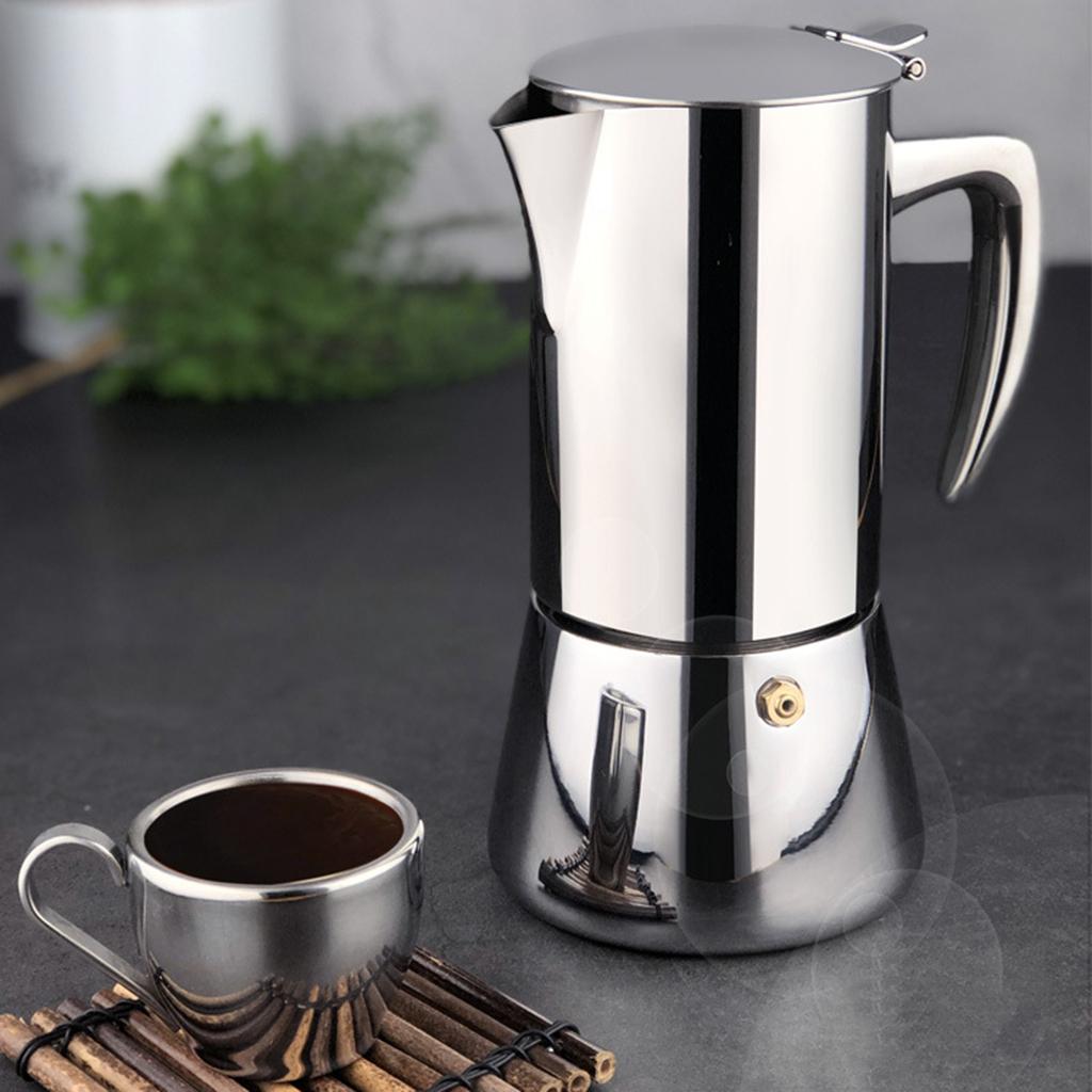 stainless steel expresso maker