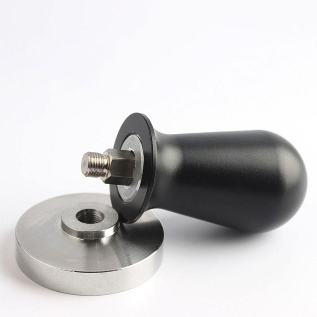 Coffee Tamper Espresso Tamper Barista Family Office Cafe Tool Black 53mm