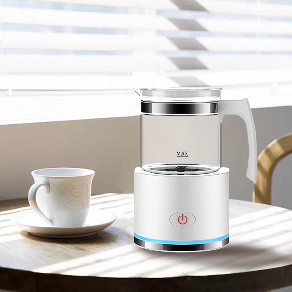 Automatic 450ml Milk Frother Warmer Milk Steamer Coffee Milk Foamer Gifts