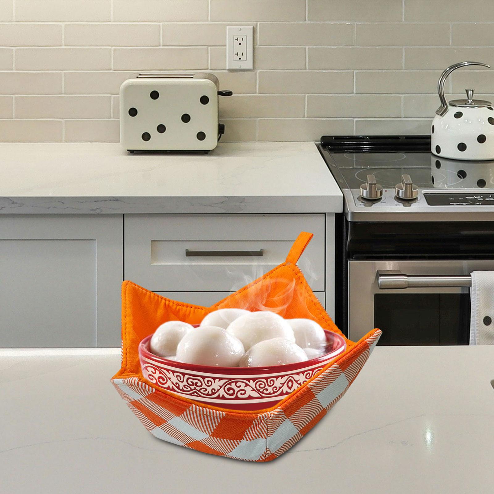 Microwave Bowl Cozy Potholder Hot Bowl Holder for Household Kitchen Supplies