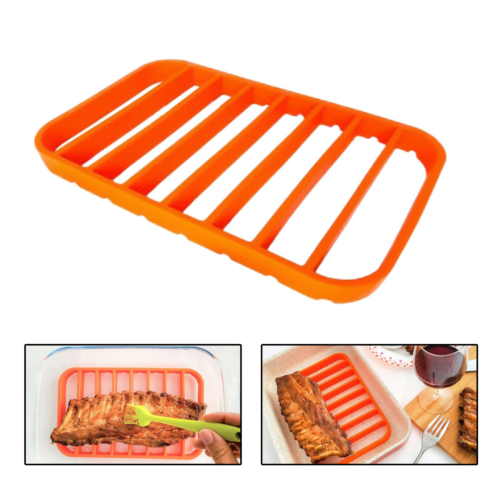 Silicone Roasting Rack Turkey Roasting Rack for Cooking Slow Cooker Steaming
