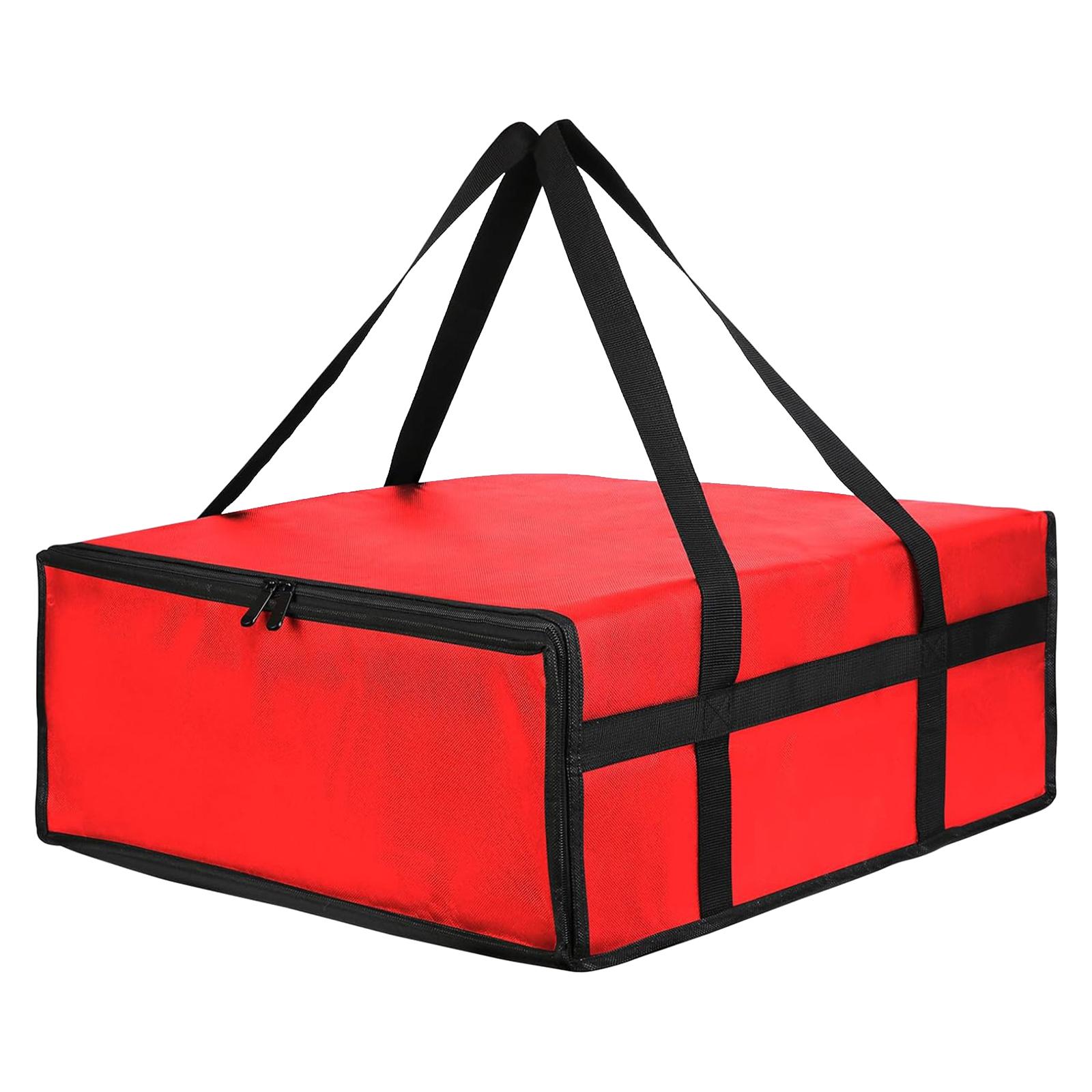 Insulated Pizza Carrier Delivery Bag Versatile Lightweight Thermal Pizza Box 50cmx50cmx15cm