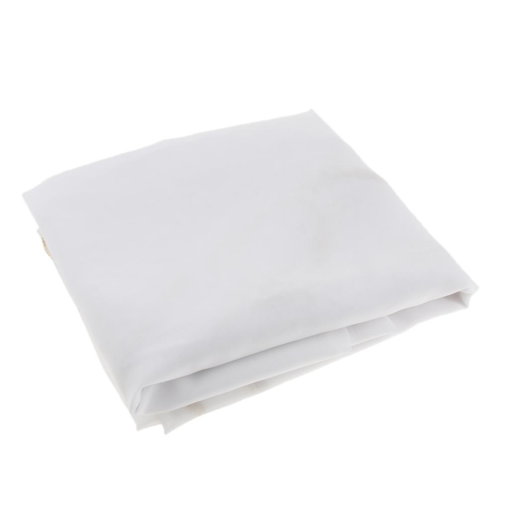 Belly Dance Chiffon Veil Shawl Scarf Sequins Trim Hip Wrap Scarves White